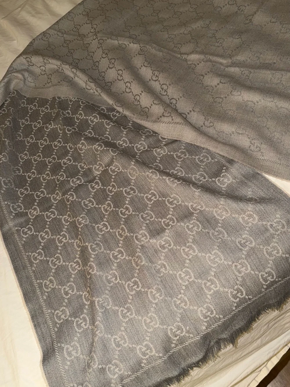 Gucci GG Wool Jacquard Scarf